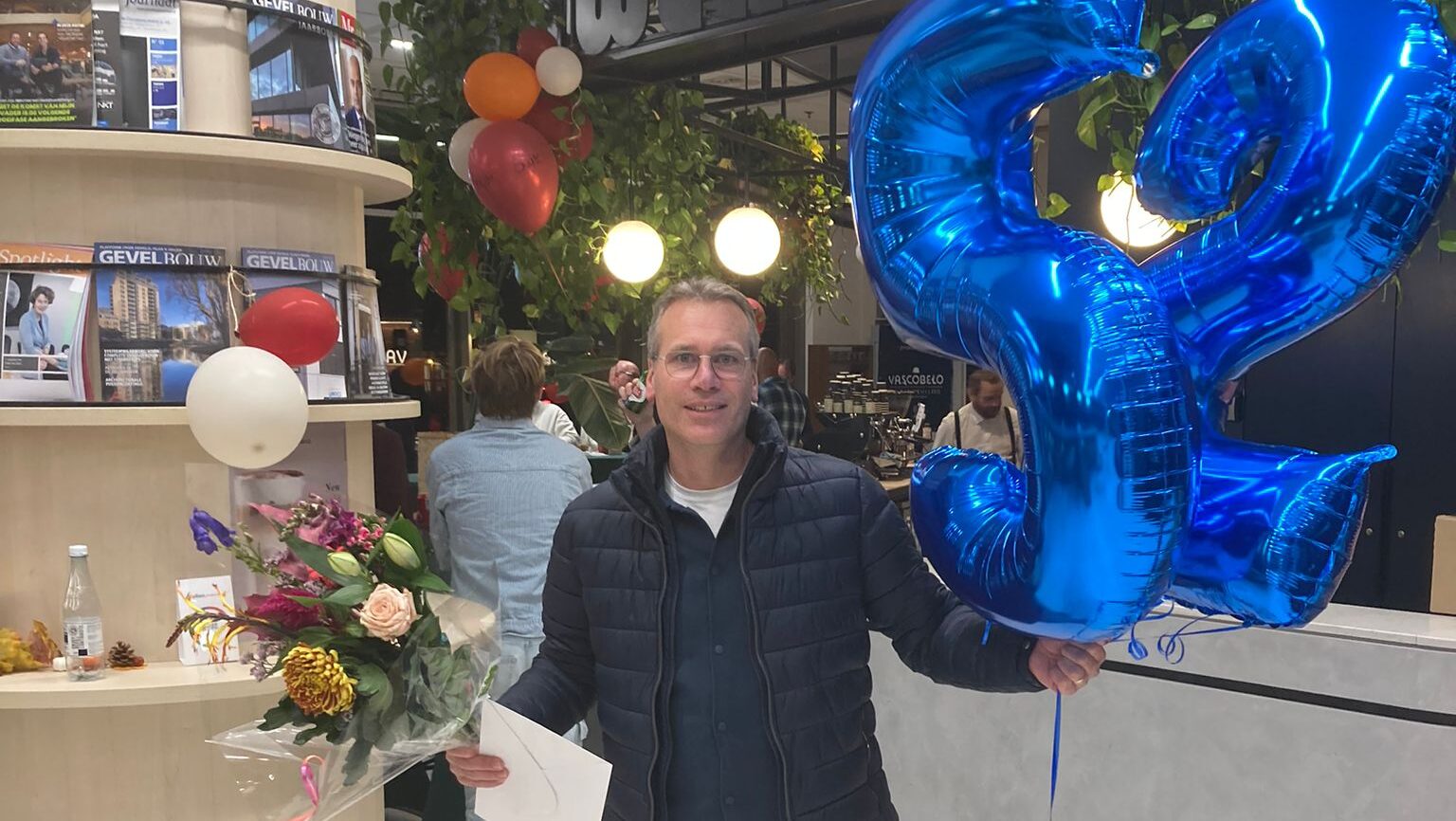 Sander Maas werkt 25 Jaar bij Welten